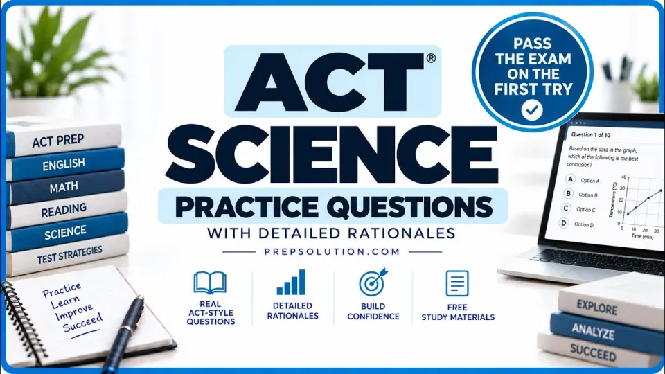 ACT Practice Questions Provide Clear Strategies to Master Science Section